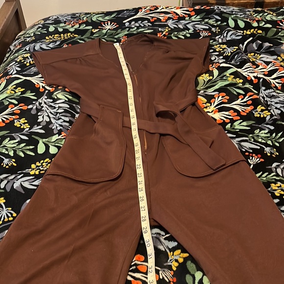 Groovy Mr Brownstone polyester jumpsuit. - Picture 13 of 15